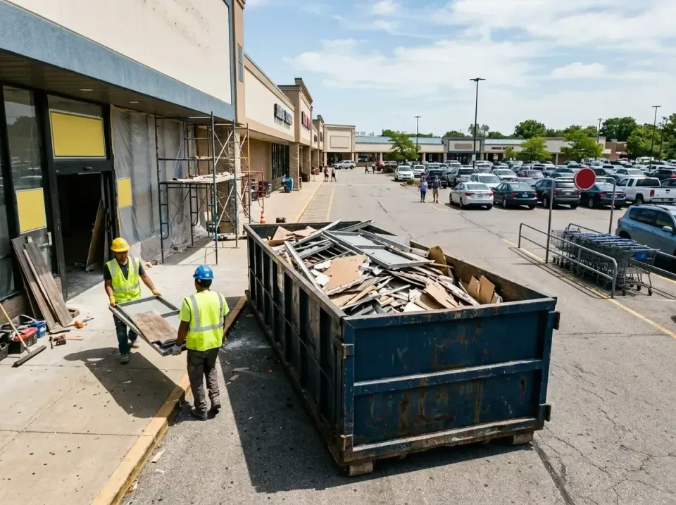 retail-store-renovation-debris-003 — frequently asked questions, Roll-off Dumpster Rentals in Collingdale, PA